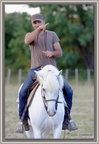 Domaine de Biar - les chevaux camarguais au tri des taureaux du domaine